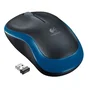Logitech M185 Ratón Inalámbrico Óptico Negro/Azul
